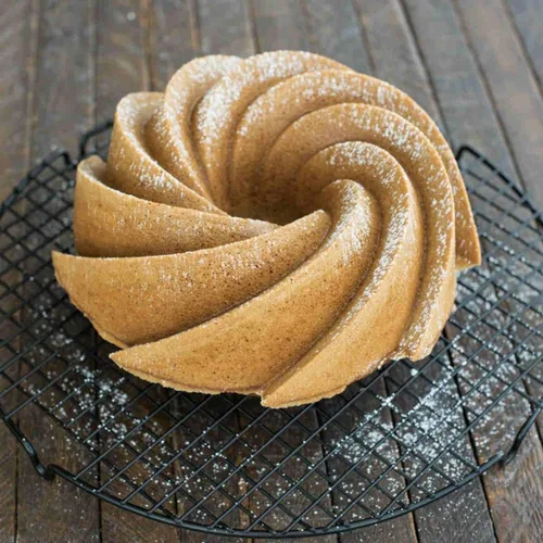 Miniatura 2 de Nordic Ware Heritage Bundt - Molde, Uno, Dorado