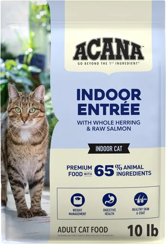 Miniatura 11 de ACANA Indoor Entrée - Receta de pescado, alimento seco para gatos, bolsa de 4 libras