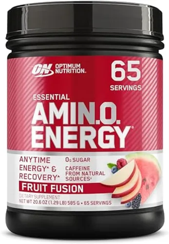 Miniatura 31 de Optimum Nutrition Amino Energy - Polvo energético para antes del entrenamiento con té verde, BCAA, aminoácidos, extracto de café verde, sabor