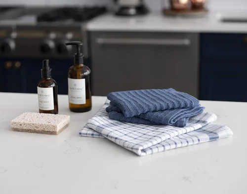 Miniatura 6 de Ritz Royale Collection - Juego de paños de cocina de 100 % rizo peinado, altamente absorbente, juego de paños de cocina, 13-3/4 x 12 pulgadas, Azul