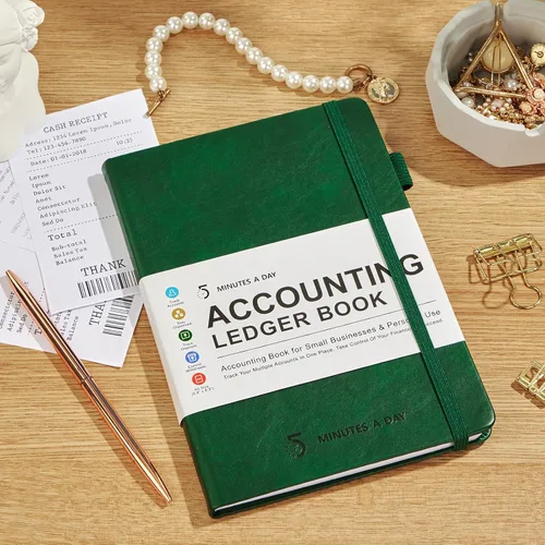 Miniatura 8 de Libro de contabilidad - Libro de contabilidad para pequeñas empresas y uso personal - Libros de contabilidad columnar para contabilidad, seguimiento