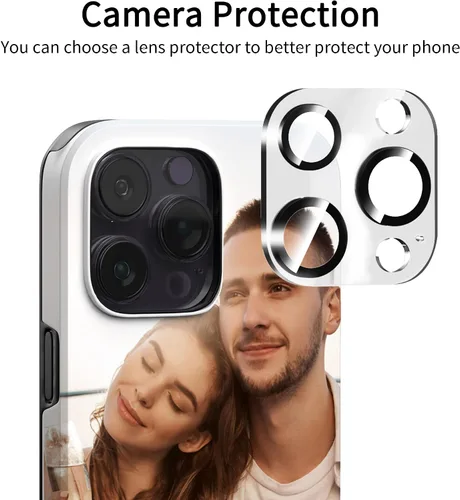 Miniatura 6 de Easycosy Fundas personalizadas para teléfono con imagen para 17 16 15 14 13 12 11 Pro/Max/Mini Air XR X Xs Max, defensa de doble capa, anti-caída