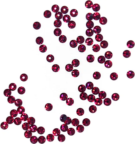 Miniatura 4 de Preciosa Viva Rhinestones - Sin Hotfix Flatback - Rubí - SS20 (0.197 in) - Elige tu cantidad (144)