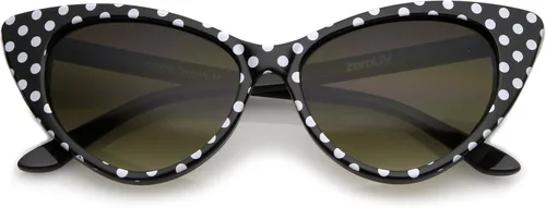 Miniatura 2 de zeroUV - Lentes de sol para mujer diseño retro de grandes ojos de gato 2126 pulgadas