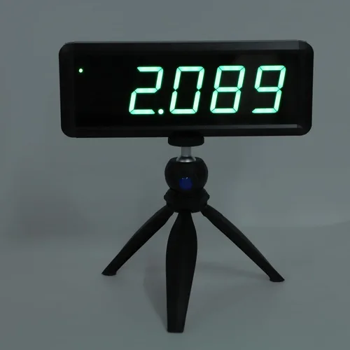 Miniatura 9 de Temporizador láser inalámbrico para sprints, reloj de carreras infrarrojo alimentado por batería, cronómetro con reflector y soportes, temporizador