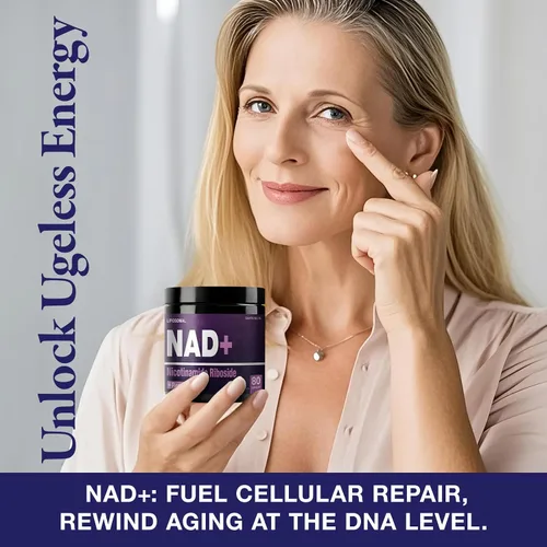 Miniatura 9 de Suplemento NAD - Nicotinamida Riboside Resveratrol 900mg, Suplemento liposomal NAD para mujeres y hombres, NAD Plus Pure Organic