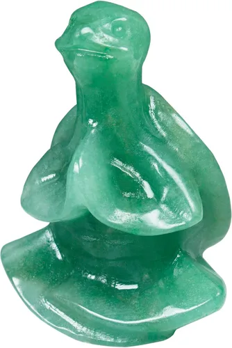 Miniatura 10 de Escultura de meditación de tortuga marina de fluorita, escultura de yoga tallada a mano, decoración espiritual, regalo de equilibrio de chakras