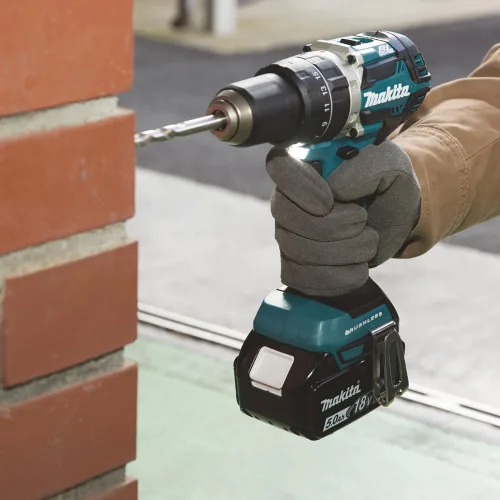 Miniatura 9 de Makita DHP484RTJ 18V Li-Ion LXT - Taladro combinado sin escobillas completo con 2 baterías de iones de litio de 5.0 Ah y cargador suministrado