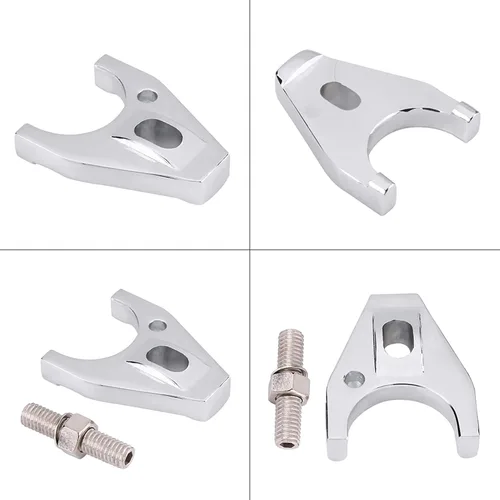 Miniatura 9 de Abrazadera de distribuidor de aluminio Billet, Sbc Distribuidor Mantenga presionada la abrazadera de distribuidor de luminum Cromo Billet Aluminio