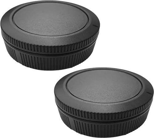 Tapa del cuerpo + tapa de lente trasera para cámara Canon RF Mount EOS R100 R50 R10 R8 R7 R6 R5 R5C R3 R RP (para accesorios), Hxdzieory (paquete de