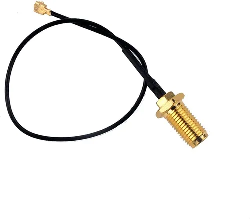 Miniatura 3 de Antena WiFi 2.4G 3DBI antenas de ganancia con cable de 6.3 in U.FL a SMA hembra para Arduino CC3000 ESP8266 (3)