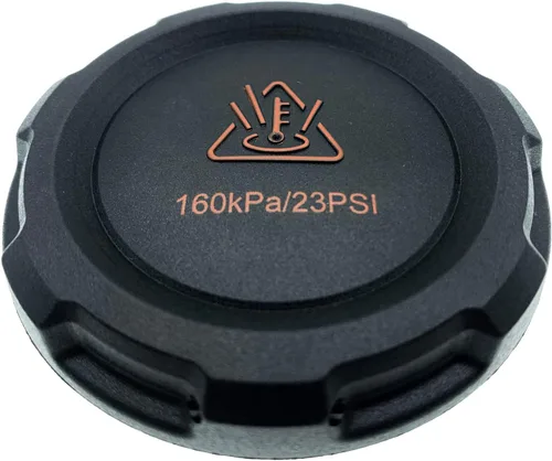 Miniatura 3 de Tapa de Cubierta del Depósito de Expansión del Radiador para VW Audi Skoda Seat Porsche, Negra, Anticongelante, 160KPa/23PSI, Reemplaza 2Q0121321A