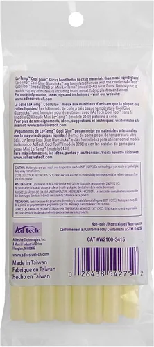 Miniatura 4 de AdTech Barras de pegamento de temperatura ultra baja, Mini de 4 pulgadas – Paquete de 15 para manualidades seguras y bricolaje, unión rápida, ideal