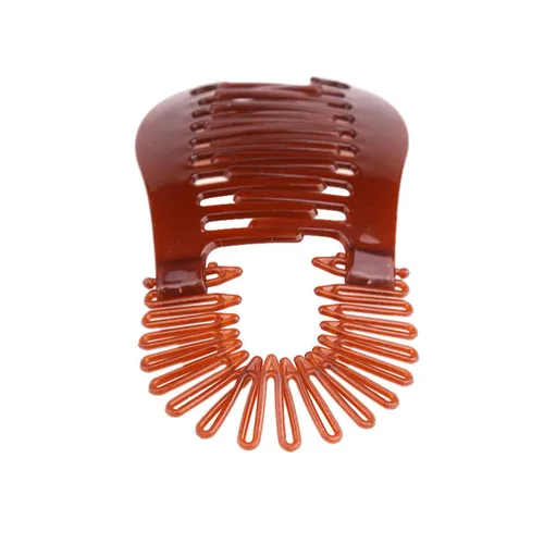 Miniatura 6 de 3 peines alargados de plástico entrelazados para el cabello, pinzas para el cabello de dos lados, accesorios para el cabello para cola de caballo