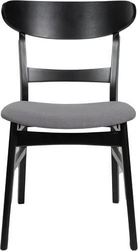 Miniatura 3 de Christopher Knight Home Idalia Silla de comedor, 19.6 pulgadas de ancho x 20.6 pulgadas de profundidad x 30.8 pulgadas de alto, gris oscuro + negro