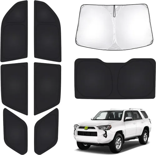 Miniatura 46 de T TGBROS Parasol para parabrisas para Honda Civic 2022-2025 2026, parasol grueso con bloqueo UV y opaca, para privacidad, plegables, 8 accesorios