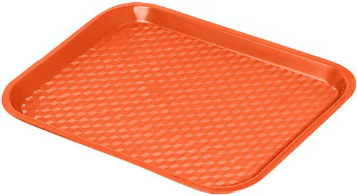 Miniatura 16 de G.E.T. FT-14-BK Bandeja para cafetería/comida rápida, sin BPA, 14 x 10.75 pulgadas, color negro (juego de 12)