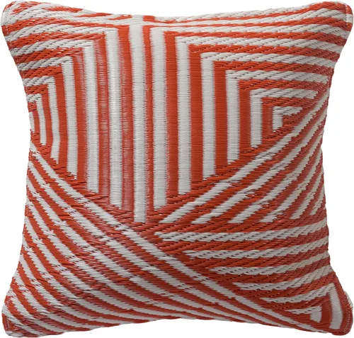 Miniatura 19 de Fab Habitat Almohada de plástico reciclado prémium para exteriores, impermeable, resistente a la decoloración, a rayas, patio, porche, terraza