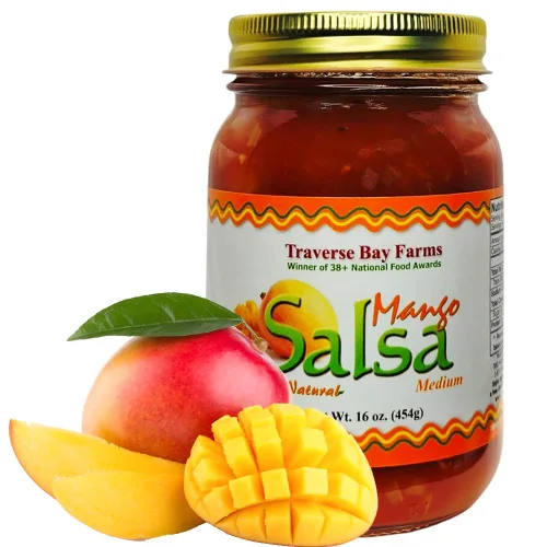 Miniatura 6 de Traverse Bay Farms Salsa gruesa - Caliente: fabricada en pequeños lotes con la mayor cantidad de productos cultivados localmente como sea posible.