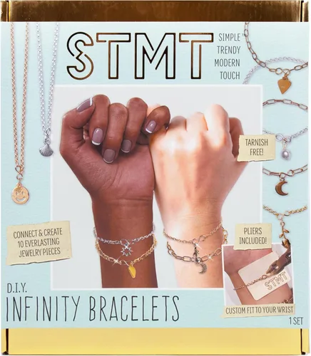 Miniatura 2 de Kit de joyería DIY de infinidad de STMT, haz 10 pulseras para siempre, cadenas de pulsera permanentes, sin necesidad de soldadura, ajuste