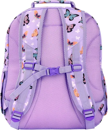 Miniatura 2 de Choco Mocha Mochila de jardín de infantes de 15 pulgadas para niños, púrpura, ((Butterfly-Purple), Escuela