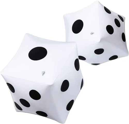Juguete inflable gigante de 13 pulgadas para juegos de césped, juegos de suelo al aire libre, paquete de 2