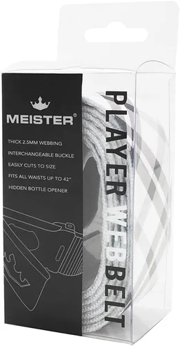 Miniatura 2 de Meister Cinturón de tela de golf para jugadores, ajustable y reversible