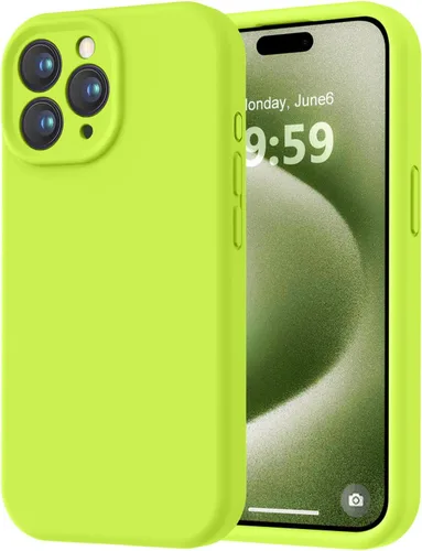 Miniatura 21 de LOVE 3000 Compatible con Funda para iPhone 15, [Cámara de Cobertura Completa de Silicona Suave] [Protección contra Caídas de 8 pies], Forro de Negro