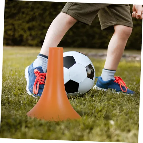 Miniatura 3 de NOLITOY 10 Uds. Cuerno de fútbol Barricada Agilidad Conos de Fútbol Deportes Agilidad Conos de Fútbol Conos de Fútbol Profesional Conos de Disco