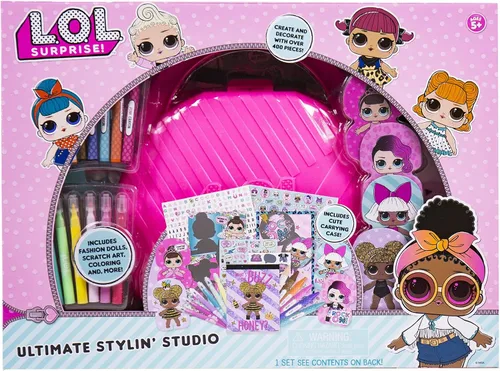 Miniatura 4 de Muñecos L.O.L Surprise! Diseño de muñecas a la moda por Horizon Group USA, vestir 4 muñecas de papel con accesorios a la moda, más de 100 estilos
