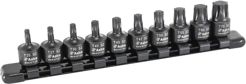 Miniatura 2 de Astro Pneumatic Tool 94410T 10 piezas 3/8" Drive Nano Impact Torx Bit Sockets