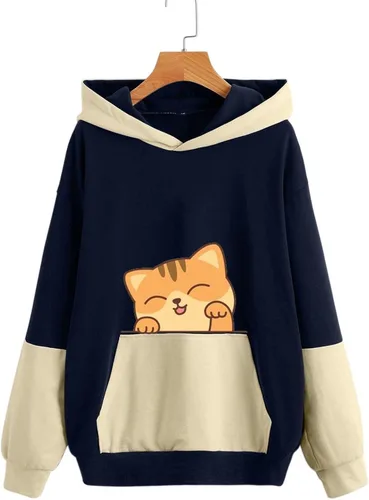 Miniatura 4 de Women Shirts 2022 Autumn Casual Round-neck Long Sleeve Adorable Flower Printed 14 Zipper Relaxed Fit Tops