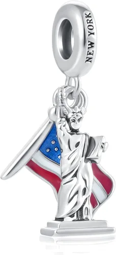 Abalorio con diseño de texto en inglés "I Love to Travel" para equipaje, maleta, taza de café, cuentas esmaltadas para pulsera Pandora, Metal,
