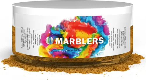 Miniatura 76 de MARBLERS - Polvo de mica de grado cosmético, nacarado, no tóxico, vegano, libre de crueldad, sombra de ojos, esmalte de uñas, arte de uñas, [Gris]