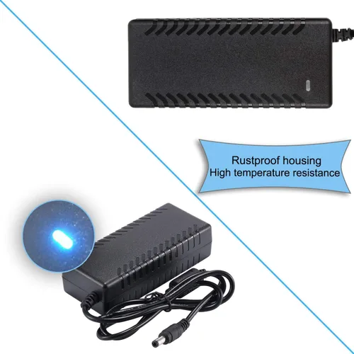 Miniatura 3 de COOLM Adaptador de fuente de alimentación 12V 4A Transformador AC 100-240V a DC 12V 4Amp 48W Adaptador 0.217x0.098 in Jack para cámara CCTV Luz