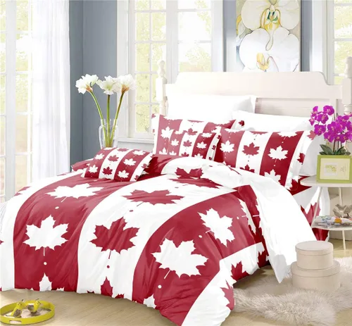 Miniatura 26 de REALIN Hawthorn Bedding - Juego de funda de edredón 3D, juego de cama de bosque japonés y río de montaña de 2/3/4 piezas, fundas de edredón
