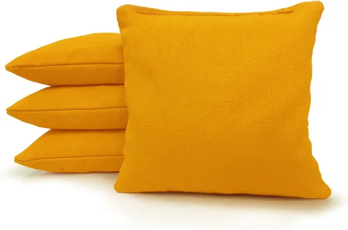Miniatura 2 de Tailgating Pros Bolsas de cornhole reglamentarias – Juego de 8 – Relleno de maíz y hecho a mano, más de 25 opciones de color Amarillo/púrpura