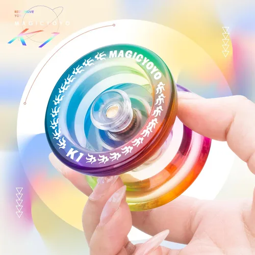 Miniatura 8 de MAGICYOYO Responsive YoYo K1-Plus para niños principiantes con bolsa de almacenamiento Yoyo + 12 cuerdas de Yoyo y guante de regalo