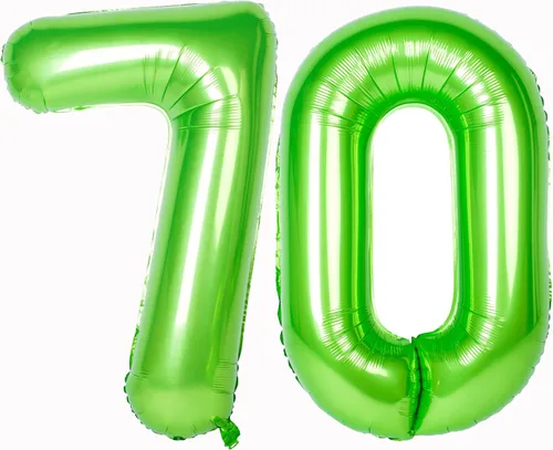 Miniatura 35 de Globo gigante de helio de 40 pulgadas, número 0 rojo, de poliéster, película de aluminio, 0-9, para niña y niño, autoinflable, dígito cero