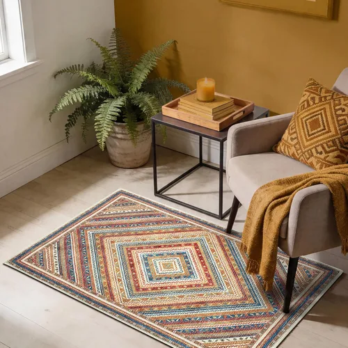 Miniatura 72 de Keen Home Design Alfombra de entrada de 2 x 3 pies, lavable a máquina con parte trasera antideslizante, ideal para entrada, cocina, baño, Multi