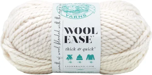 Miniatura 26 de Lion Brand Yarn - Ovillo de lana Wool-Ease Thick & Quick color fuerza aérea