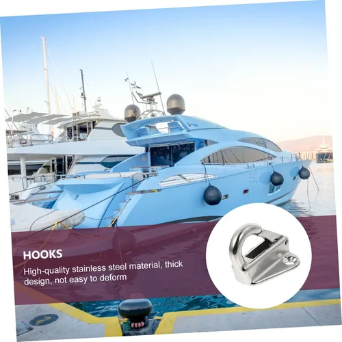 Miniatura 9 de NOLITOY Ganchos para barcos, 4 unidades, para tablero de tierra, protección de yates, firme, barco, práctico, útil, barco, tableta, metal, avanzado