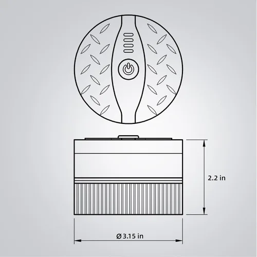 Miniatura 7 de Luz estroboscópica ámbar con base magnética, portátil USB-C recargable, mini luces LED intermitentes de emergencia para camiones, vehículos
