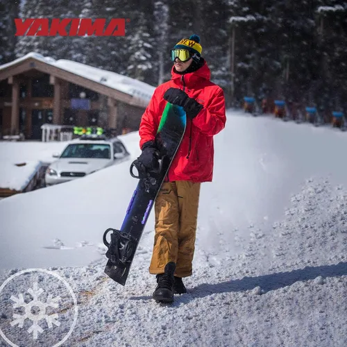 Miniatura 6 de Yakima FatCat EVO 6 - Soporte de techo para esquí y snowboard para 6 pares de esquís o 4 tablas de snowboard, color negro, portaequipajes