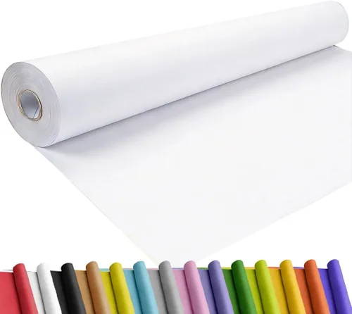 Miniatura 22 de SMART&CASUAL Papel de regalo negro de 17.8 x 760 pulgadas (63 pies) de papel kraft para regalo, tablón de anuncios, ramos, flores, niños, embalaje