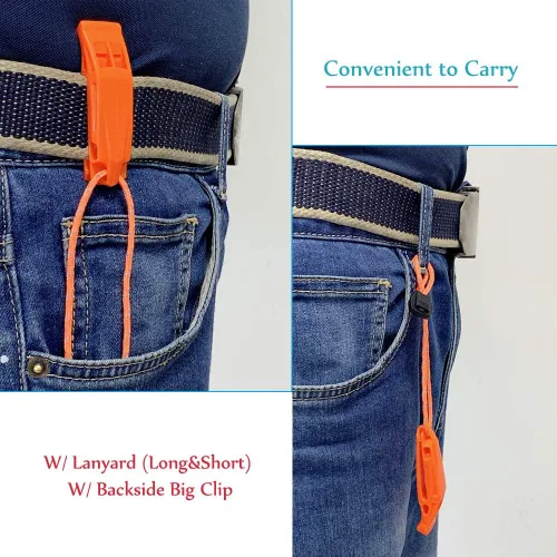 Miniatura 5 de HEIMDALL Silbato de Emergencia con Cordón para Seguridad en Navegación, Campamento, Montañismo, Caza, Señalización de Rescate de Supervivencia