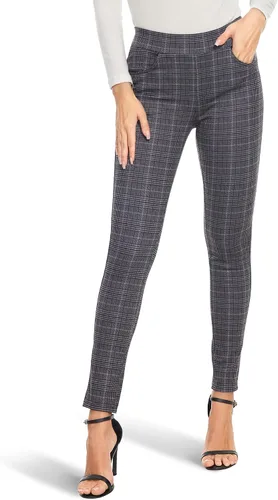 Miniatura 8 de Ginasy Pantalones de vestir para mujer, estilo casual, elásticos, para el trabajo, oficina, elegantes, pantalones ajustados con bolsillos