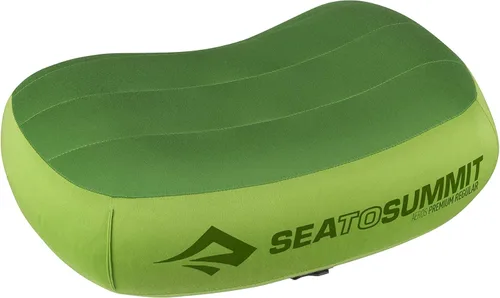 Sea to Summit Aeros Premium - Almohada inflable de viaje, regular (13.4 x 9.4), color lima