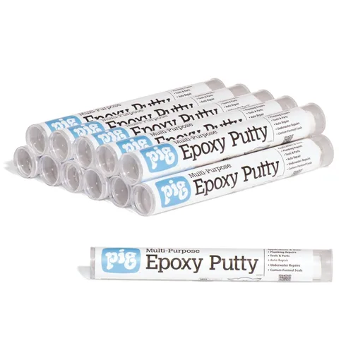 Miniatura 2 de PIG Masilla epoxi multiusos - Paquete de 12 - Tubos de 4 oz - Gris - PTY201