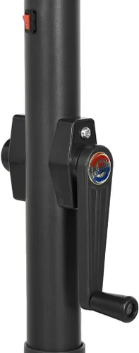 Miniatura 7 de vidaXL Sombrilla inclinable con luces LED, protección UV y resistente a la humedad, construcción de aluminio duradera, 78.7 pulgadas de diámetro